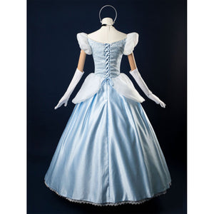 Cinderella Cartoon Version Wedding Dress Cosplay Costume