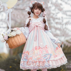 Sweet Daily Lolita Princess Jumper Skirt Sets