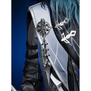 Genshin Impact Fatui Harbinger The Captain Il Capitano Cosplay Costume N09227 AAA