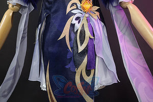 Genshin Impact Ningguang Orchid’s Evening Gown Cosplay Costume C00976 Costumes