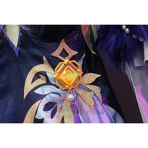 Genshin Impact Ningguang Orchid’s Evening Gown Cosplay Costume C00976 Costumes