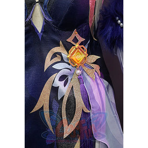 Genshin Impact Ningguang Orchid’s Evening Gown Cosplay Costume C00976 Costumes