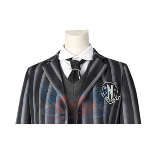 Wednesday Addams Cosplay Costume C07057 Costumes