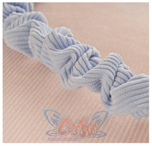 Blue Cloud Plush Large-Capacity Handbag S22426 - cosfun