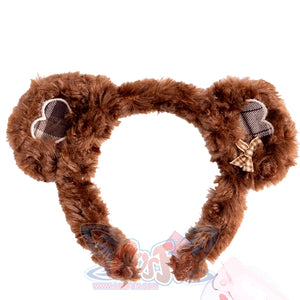 Daily Sweet Lolita Lazy Bear Hairband Brown