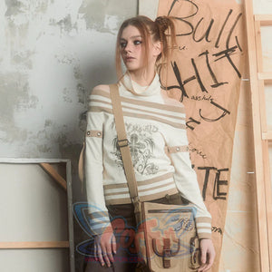 Japanese Style Vintage Canvas Crossbody Bag One Size