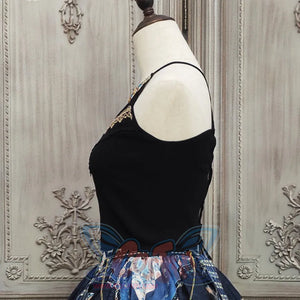 Egypt Style Lolita Backless Long Sleeve Smock and Vest