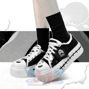 Original Spice Girl Lolita Round Toe Canvas Shoes - cosfun