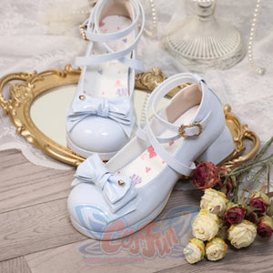 Sweet Round Toe Middle-heeled Lolita Shoes