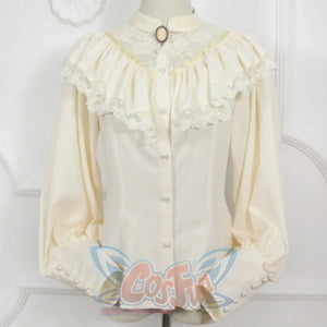 Edward Style Vintage and Classic Long-sleeved Shirt - cosfun