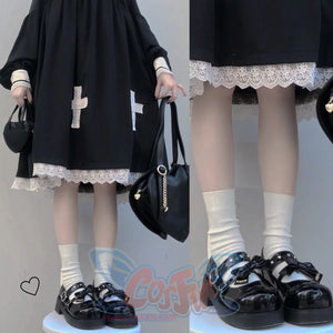 Original Lolita Round Toe Thick Soled Shoes - cosfun