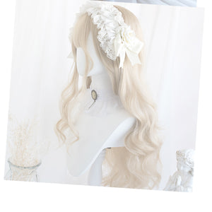 Lolita Cream Gold Long Brunches Wig S22901