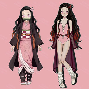 【CONFIRMATION】$3 Deposit = $10 Coupon Nezuko Cosplay Derivative Swimsuit