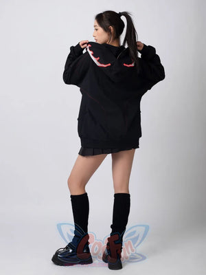 Cosfun Original Black Red Cosplay Hoodie Jacket A00005 Sweatshirt