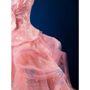 Formal Dress Cosplay Costume Dreamy Pink Strapless Ball Gown FY0144 Costumes