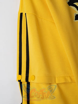 Cosfun Original Cute Electric Critter Yellow Grunge Cosplay Full Zip Hoodie A00006 Sweatshirt