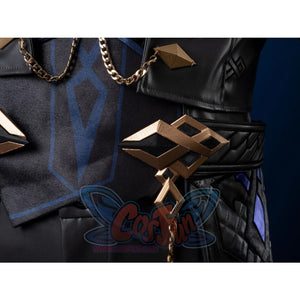 Genshin Impact Fatui Harbinger The Captain Il Capitano Cosplay Costume C09227 AAA Costumes