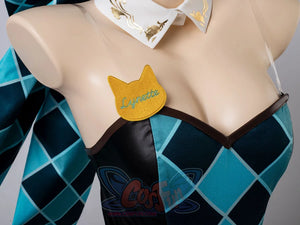 Genshin Impact Lynette Cosplay Derivative Bodysuit Swimsuit Fy0019 Costumes