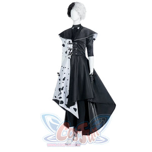 Movie Cruella Estella Cruella De Vil Cosplay Costume C00687 Costumes