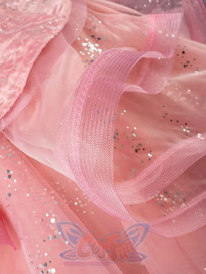 Formal Dress Cosplay Costume Dreamy Pink Strapless Ball Gown FY0144 Costumes