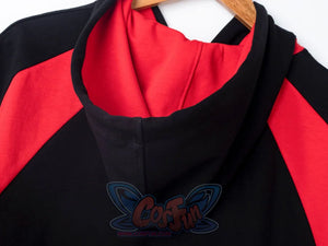 【PRE-SALE】COSFUN Original Original Spider Theme Cosplay Short Sleeve Hooded Sweatshirt A00014 Sweatshirt