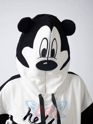 Cosfun Original Cartoon Mouse Cosplay Full Zip Hoodie A00001 Sweatshirt