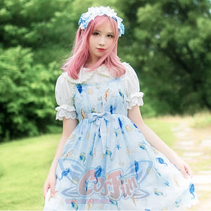 Spring New Sweet Lolita Short Sleeve Shirt - cosfun