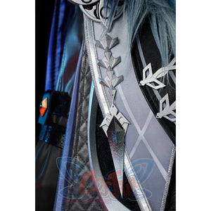 Genshin Impact Fatui Harbinger The Captain Il Capitano Cosplay Costume C09227 AAA Costumes