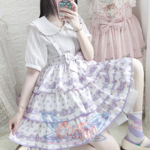 Daily Sweet Dot Lolita Strap Skirt