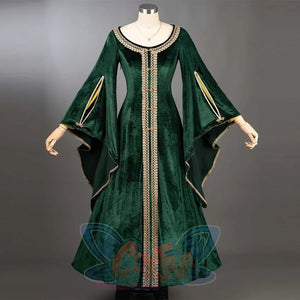 Medieval Fire Kingdom Halloween Alicent Hightower Cosplay Costume BST0079 Costumes