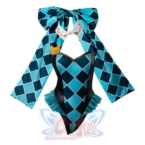 Genshin Impact Lynette Cosplay Derivative Bodysuit Swimsuit Fy0019 In Stock (2 Business Days) / Xs