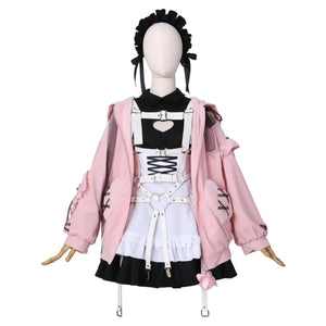 Nijisanji Virtual Youtuber Makaino Ririmu Cosplay Costume C02079 Costumes