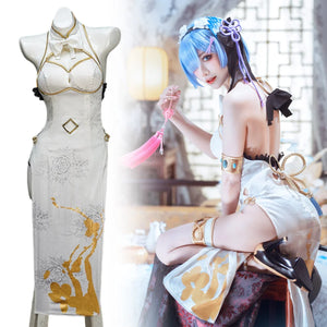 Re: Zero − Starting Life In Another World Rem Cheongsam Cosplay Costume C07470 Costumes