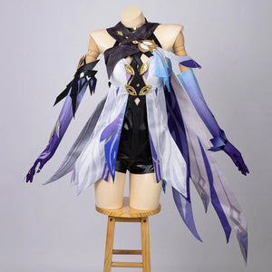 Genshin Impact Skirk Cosplay Costume C09030E B Women / Xs Costumes