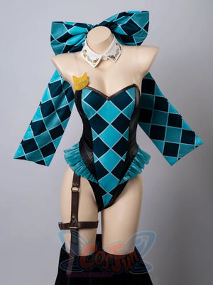 Genshin Impact Lynette Cosplay Derivative Bodysuit Swimsuit Fy0019 Costumes