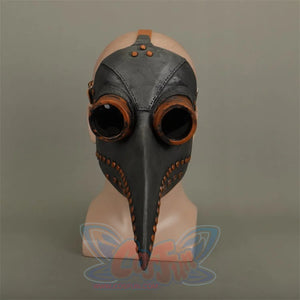 Halloween Medieval Steampunk Plague Doctor Latex Cosplay Prop Mask Bird Beak J40461 Props & Accessories