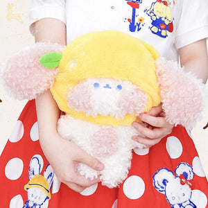 Lovely Lolita Lemon Dog Crossbody Bag Yellow