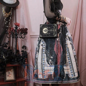 Egypt Style Simple Daily Lolita Printed Long Skirt