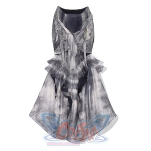 Gothic Tie-Dye Fitted Mermaid Chiffon Skirt S Skirt
