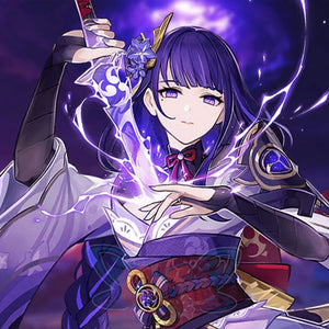 【POLL】Deposit COSFUN Gesnhin Impact Raiden Shogun Derivative Cosplay Costume Sexy Outfit $1 Costumes