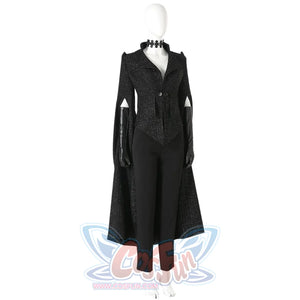 2021 Movie Cruella Estella De Vil Cosplay Black Costume C00526 Costumes