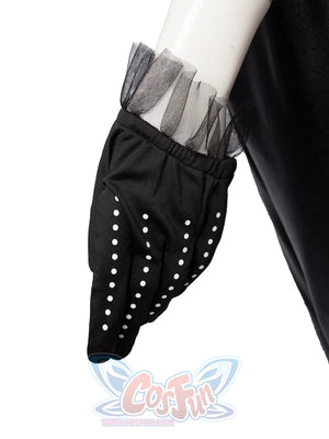 2021 Movie Cruella Estella De Vil Cosplay Costume Spotted Dress C00621 Costumes