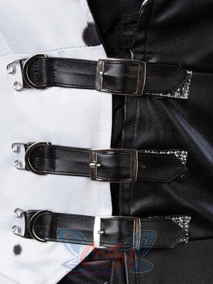 2021 Movie Cruella Estella De Vil Cosplay Costume Spotted Dress C00621 Costumes