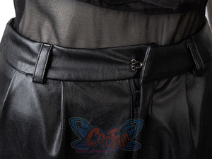 2021 Movie Cruella Estella De Vil Cosplay Costume Spotted Dress C00621 Costumes