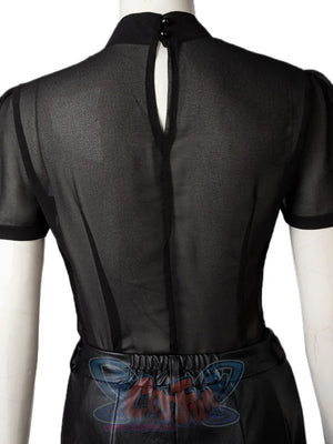 2021 Movie Cruella Estella De Vil Cosplay Costume Spotted Dress C00621 Costumes