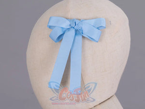 LoveLive! SuperStar!! Liella! Tang Keke cosplay accessory centers a light blue grosgrain ribbon bow dropping long flowing.