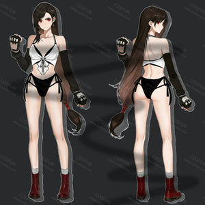 【CONFIRMATION】$3 Deposit = $10 Coupon Final Fantasy VII Tifa Cosplay Derivative Swimsuit