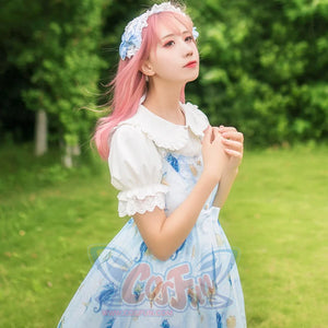 Spring New Sweet Lolita Short Sleeve Shirt - cosfun