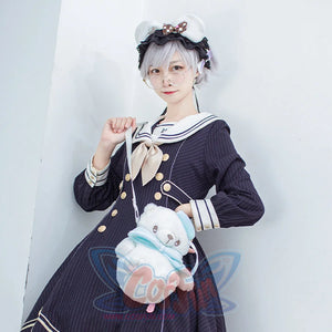 Lovely Daily Lolita Polar Bear Crossbody Bag White