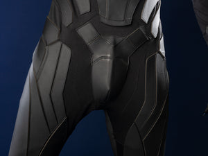 Nightwing cosplay costume - Back upper torso with black armor panel design